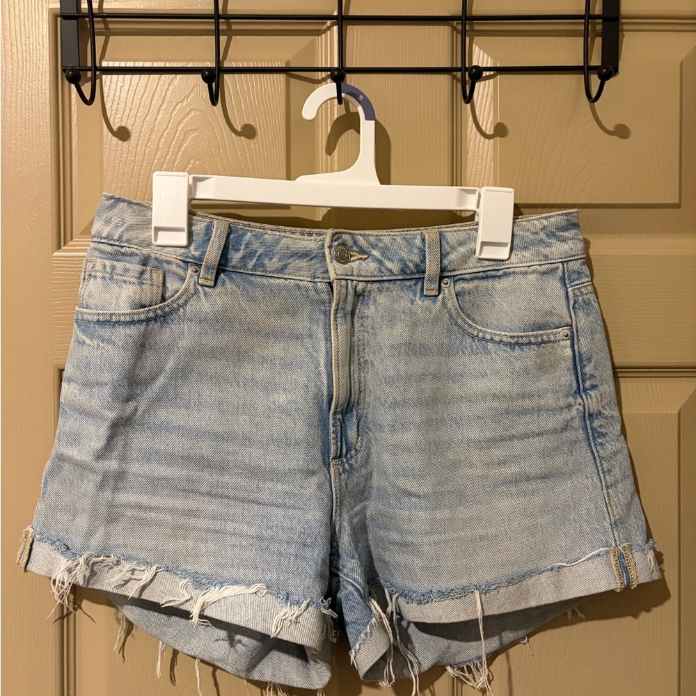 Dynamite CLAUDIA Denim Frayed Hem Women Shorts